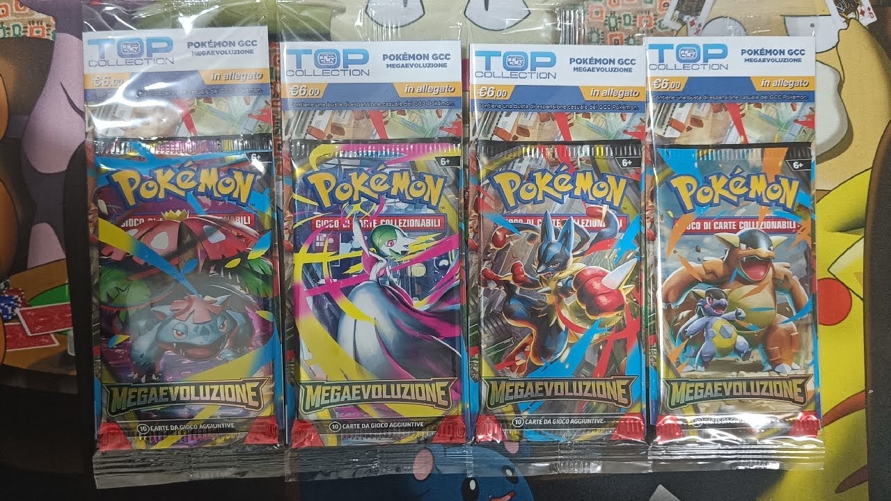 4 Pacchetti di Megaevoluzioni regalati !