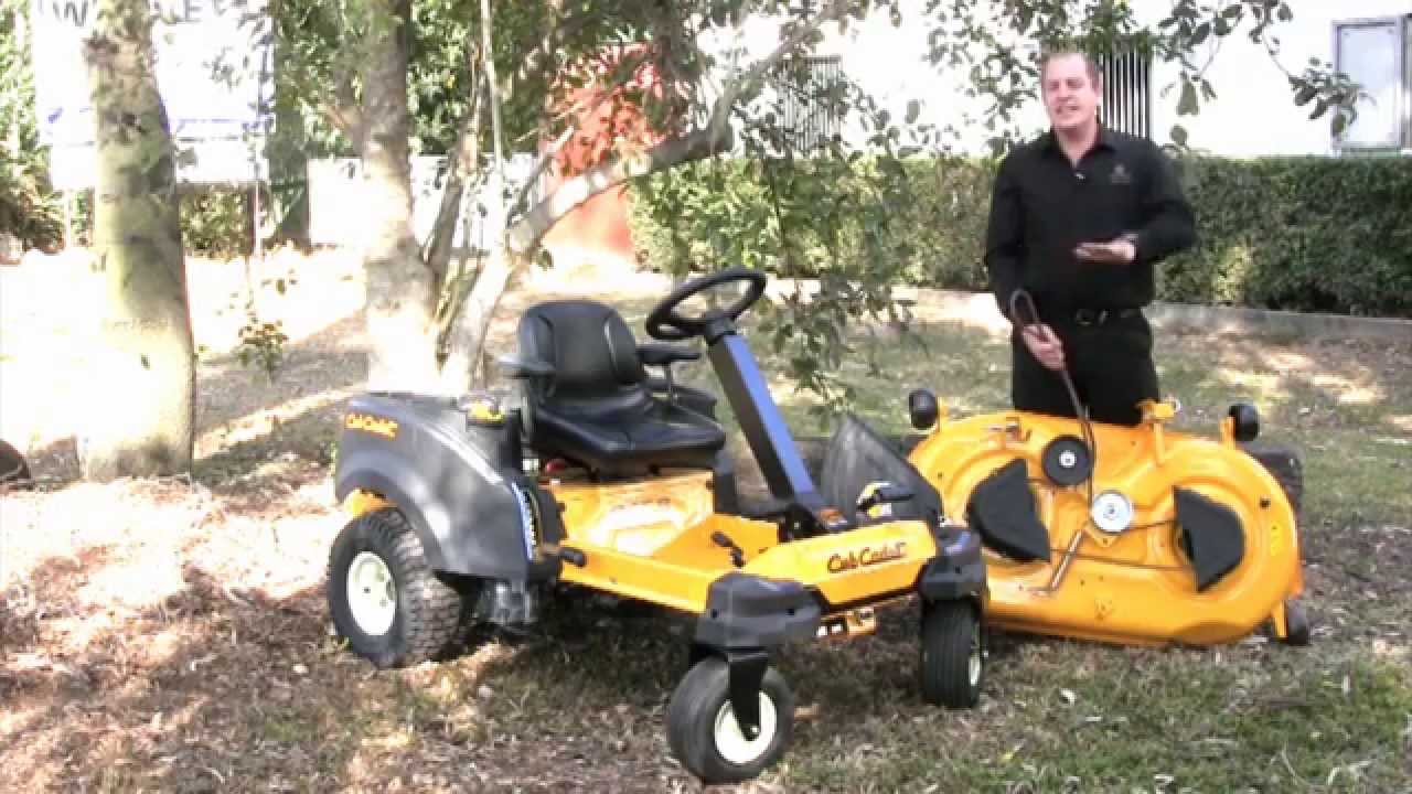 The Cub Cadet Rzt S 46 Steering Wheel Zero Turn Mower Youtube