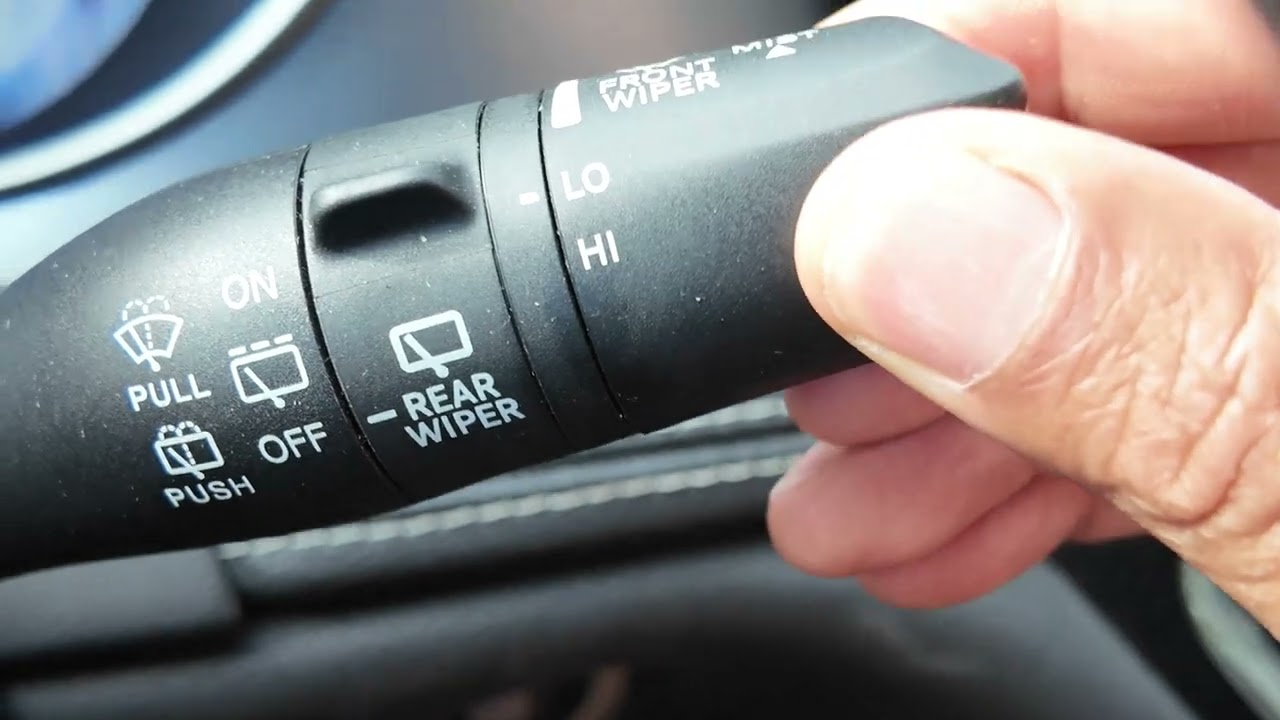 Chrysler Pacifica - How to Operate Windshield Wipers & Washer