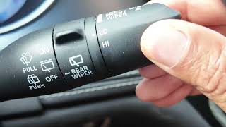 Chrysler Pacifica - How to Operate Windshield Wipers & Washer Chrysler Pacifica Windshield Wipers