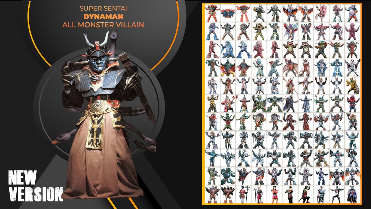 Dynaman All Monster Villain
