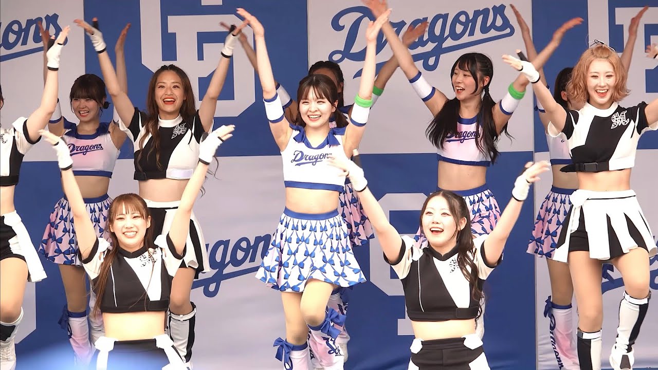 チアドラゴンズ x M☆Splash!! コラボダンス-03 バンテリンドーム 2025.6.7