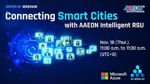 【AAEON AI】Connecting Smart Cities with AAEON Intelligent RSU