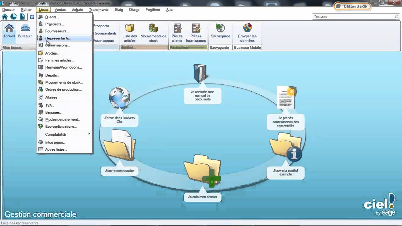 Extrait Tutoriel Gestion Des Nomenclatures Ciel Gestion Commerciale Youtube