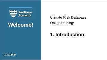 1. Introductory to data quality, data management and data sharing.