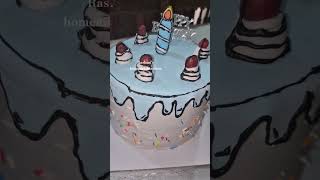 Hello 🥰sharing new design ✨️ semifondant🎂comic design plz like n sub dosto #ytshorts #youtubeshorts