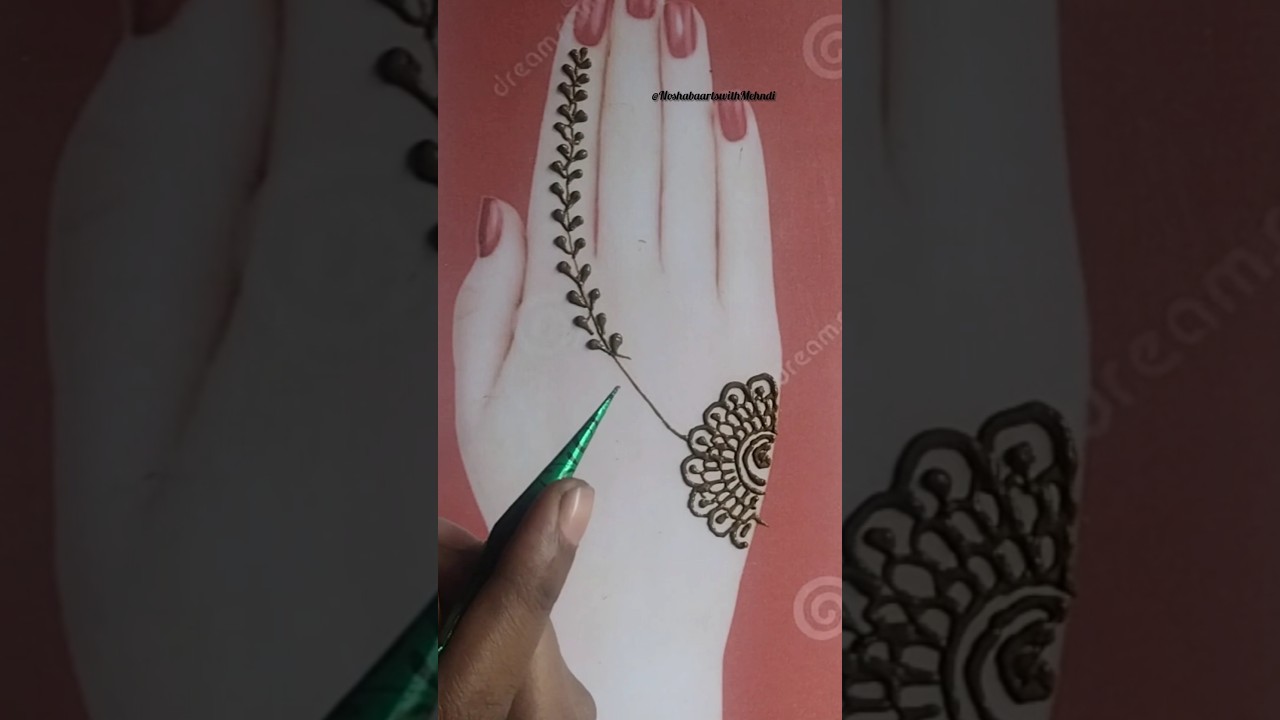 Trending mehndi design for girls 