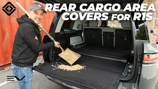 Cargo Area Protection for Rivian R1S - Review of Rear Floor and 3rd Row Seat Down Covering Options