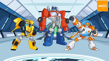 Transformers Rescue Bots Disaster Dash Hero Run 80 Bumblebee and Blades Catch Evil Morbots