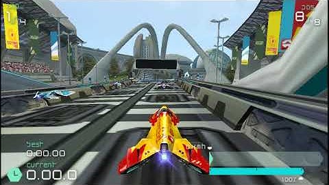 Wipeout Pulse [PPSSPP] Gameplay:#12.4 Grid 12 Tournament 1 - Flash Class - Piranha