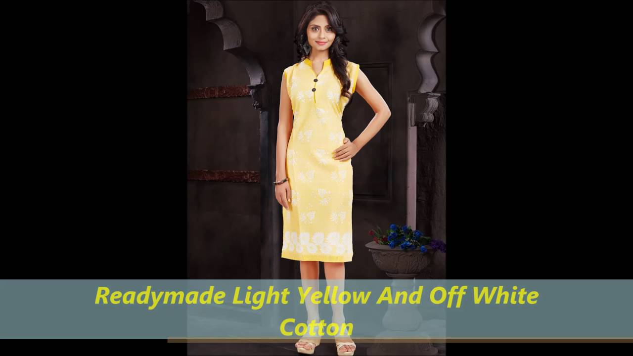 yellow kurtis by nikvik.com