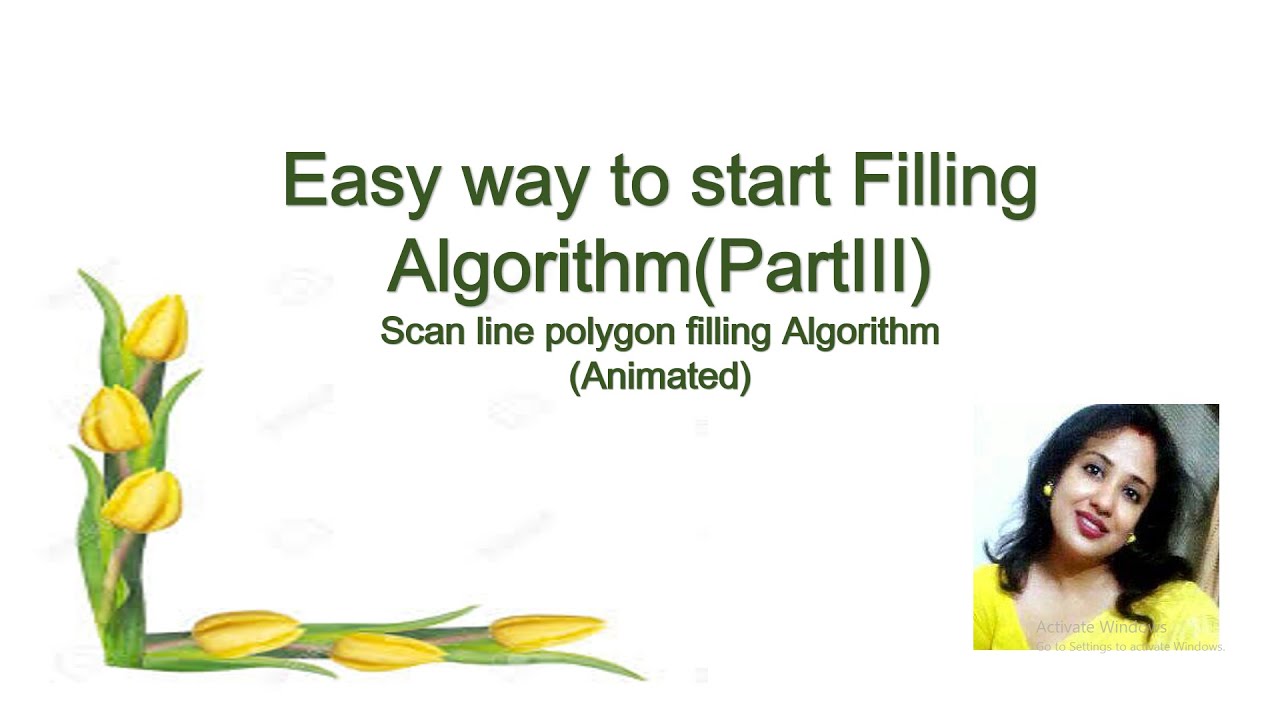 Easy way to start Filling Algorithm(PartIII) Scan line polygon filling ...