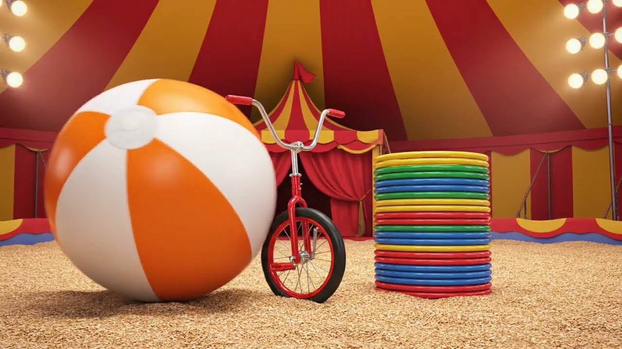 Bingo’s Wobbly Circus Ball Challenge! 🎪🐶 | Funny 3D Animation for Kids