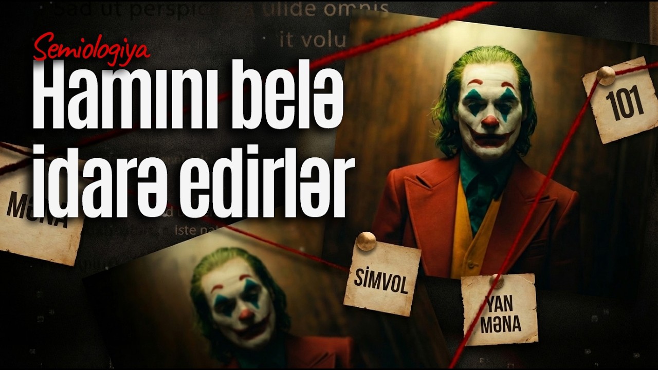 Sizi belə idarə edirlər! - Semiologiya 1. hissə - Joker
