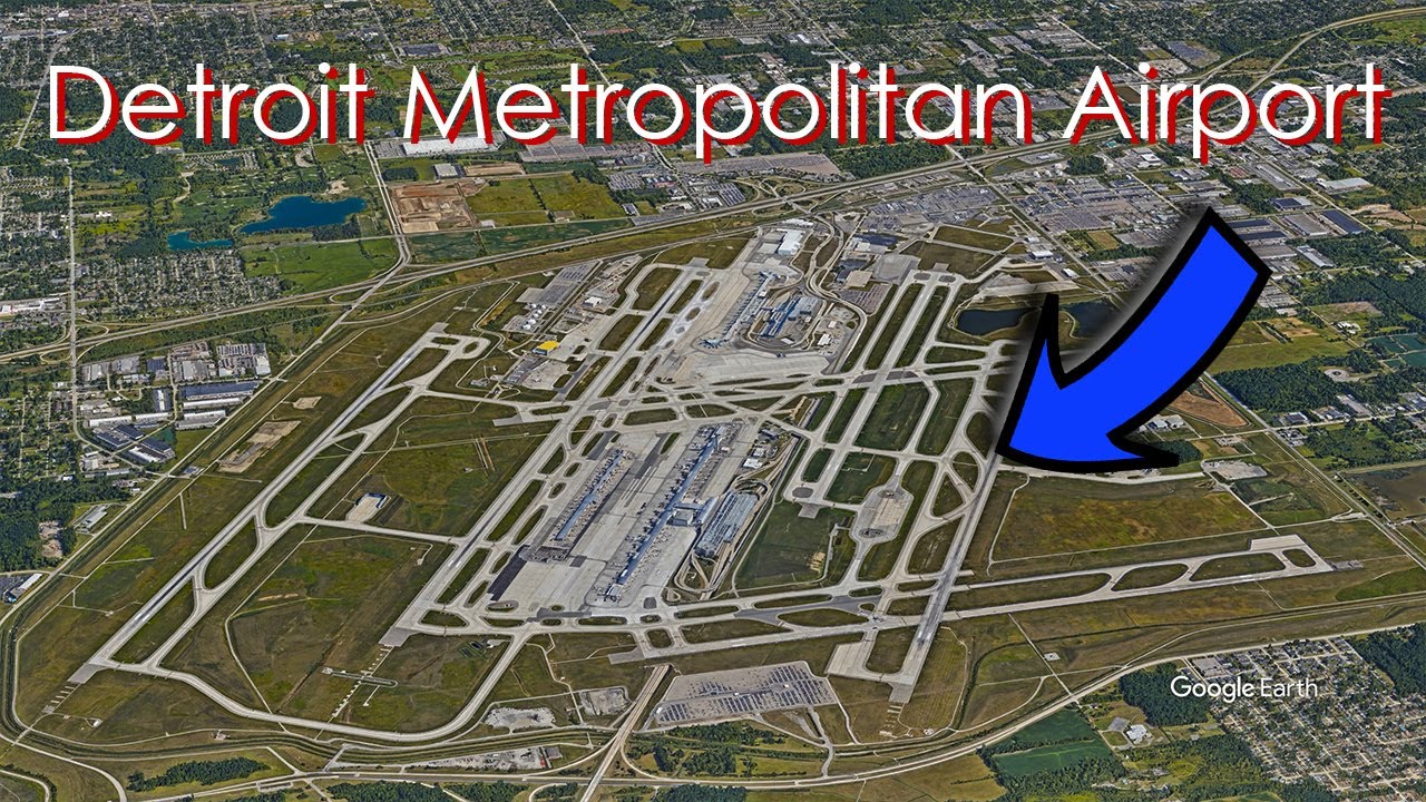 Detroit Metropolitan Airport: A Virtual Flyover