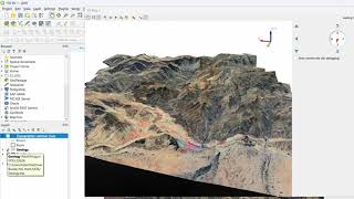 QGIS 3D draping files and images over a terrain surface