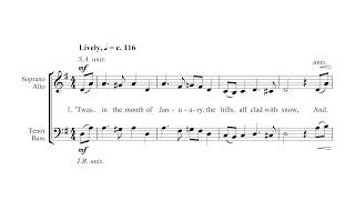 In The Month Of January, Score Video