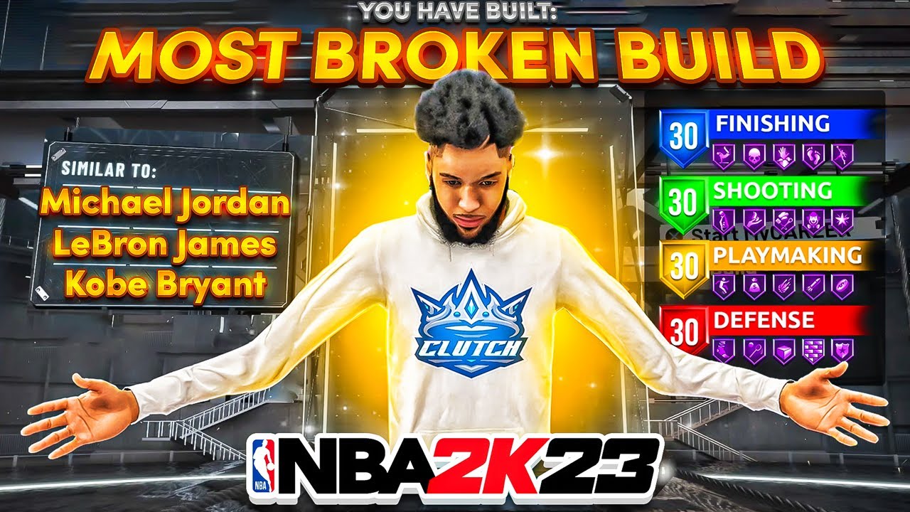 This is THE MOST BROKEN BUILD in NBA 2K23 *NEW* BEST GAME-BREAKING ...