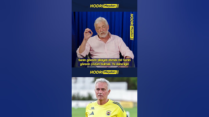 Gürcan Bilgiç: Jose Mourinho, CİMER gibi çalışıyor!