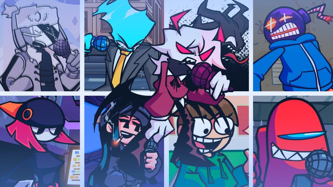 CRIMSONG but Every Turn a Different Characters Sings it🎤💙 (FNF Crimsong but Everyone Sings it)