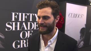 Fifty Shades Of Grey: Jamie Dornan Fan First Screening Official Video | ScreenSlam