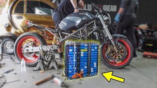 We Made a 200–Mile Range Battery for the Electric Ducati (Parts List Included)