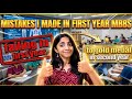 Mistakes I made in first year MBBS 🩺🥼📚✍️