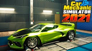 Реставрация Chevrolet Corvette C8 Stingray - Car Mechanic Simulator 2021 #198