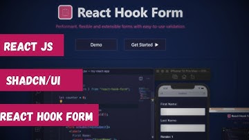 How to make a Basic Form using React Hook Form and Add Yup Validation | Shadcn/UI