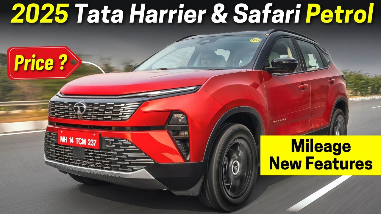 2025 Tata Harrier & Safari Petrol Engine - is it Underpowered ? | Mileage and Price Reveal