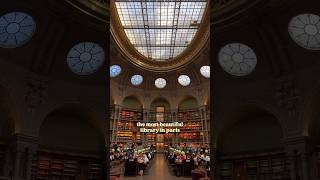 one of the most beautiful libraries in paris 😍