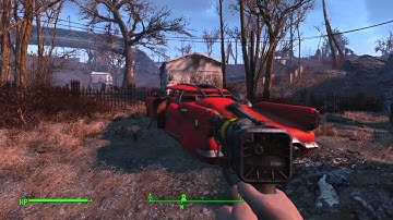Fallout 4 Blowing up a Car with a Mov. cocktail