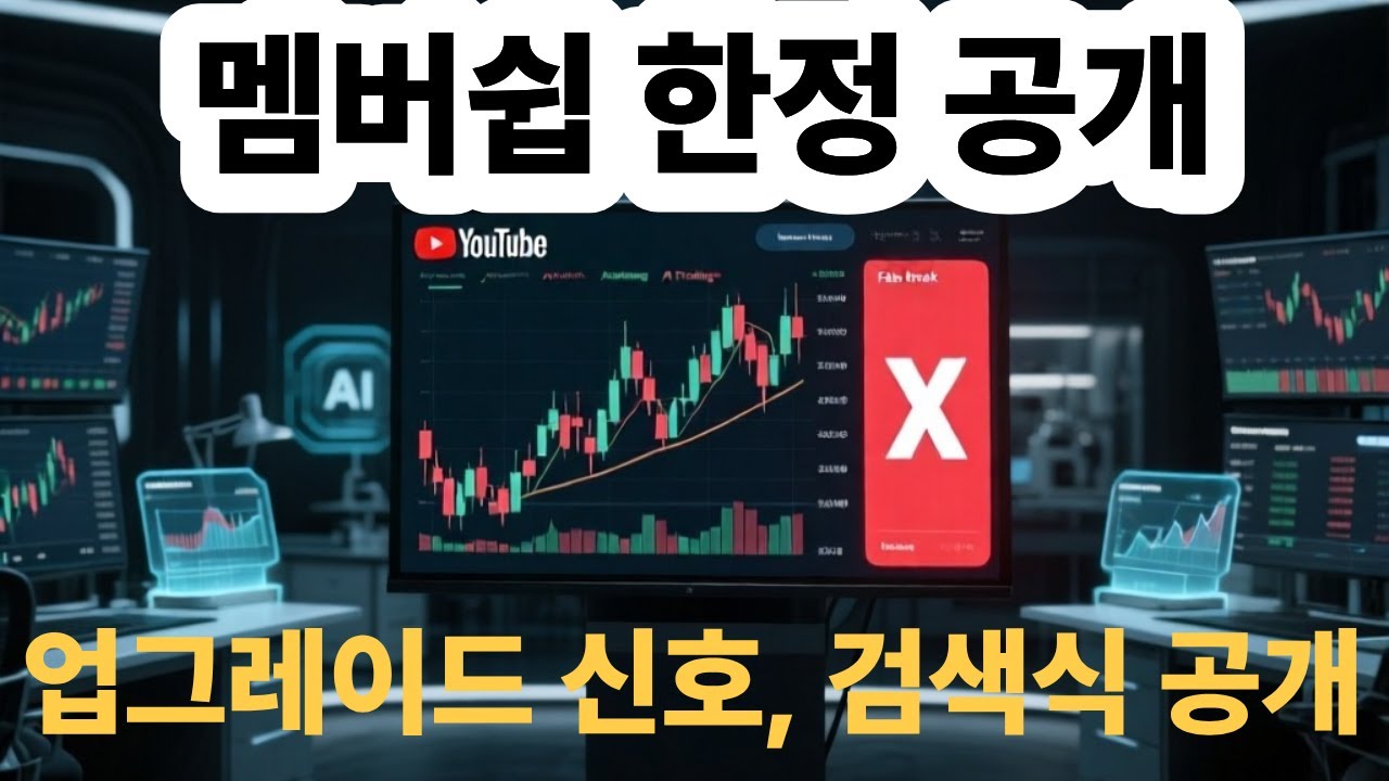 ⁣[멤버십 한정 공개] AI가 만든 신호 업그레이드? 검색식까지 완벽 자동 생성⚡
