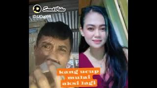 Duet Romantis Cantik Rambut Panjang Snack Video Kang Ucup kopi kothok #snackvidio #duet #hi2022
