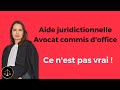 Les fausses croyances sur laide juridictionnelle et lavocat commis doffice