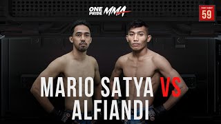 Download Lagu New Interim Bantamweight Champion🏆 Mario Satya Wirawan Vs Alfiandi | Full Fight One Pride MMA FN 59 MP3