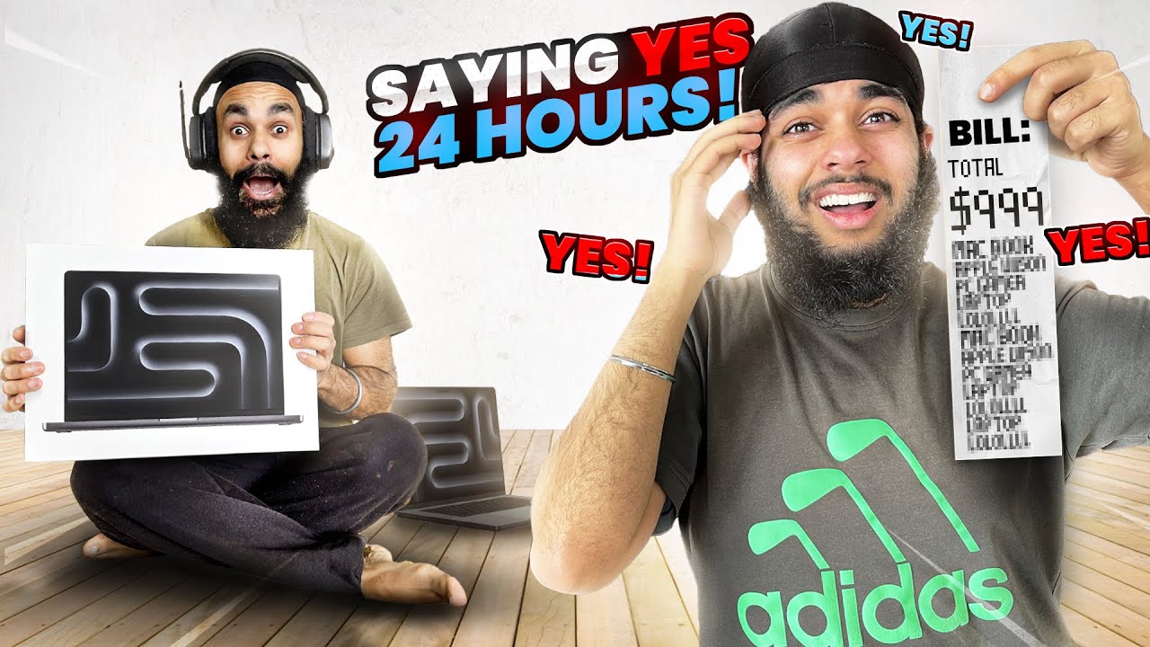 MY LITTLE BROTHER SAID YES TO EVERYTHING FOR 24 HOURS  SURPRISING HIM WITH MASSIVE BILL