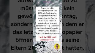 Klopapier von 2020 – letztes Paket 🧻