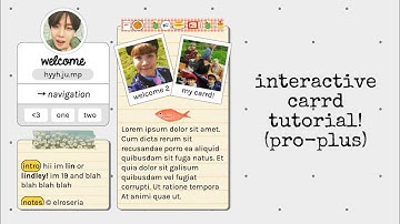 tutorial on this interactive pro-plus carrd! - © elroseria