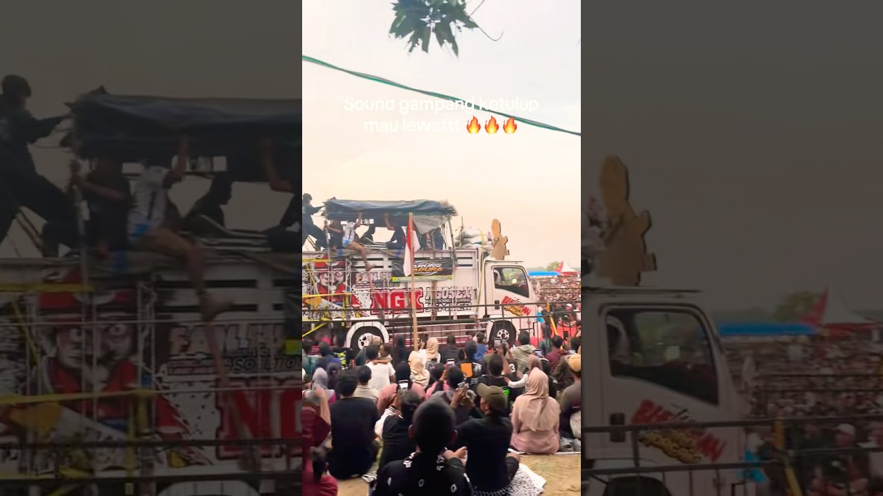 Sound horeg naik truk NGX audio malang