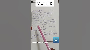Vitamin D #vitamind #science #deepikasciencecorner #nutrition&health