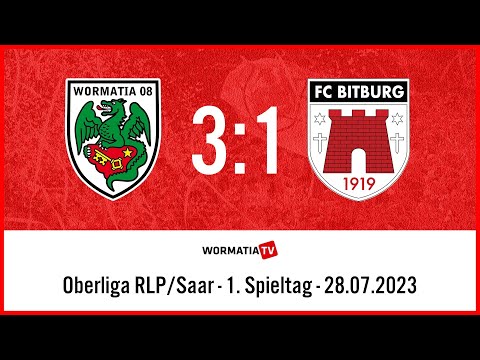 Highlights Wormatia Worms vs FC Bitburg 3:1 (28.07.2023)