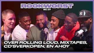 Rookworst de Podcast met Solomon, Dion Masé, 4shobangers, Maarten en Rarko