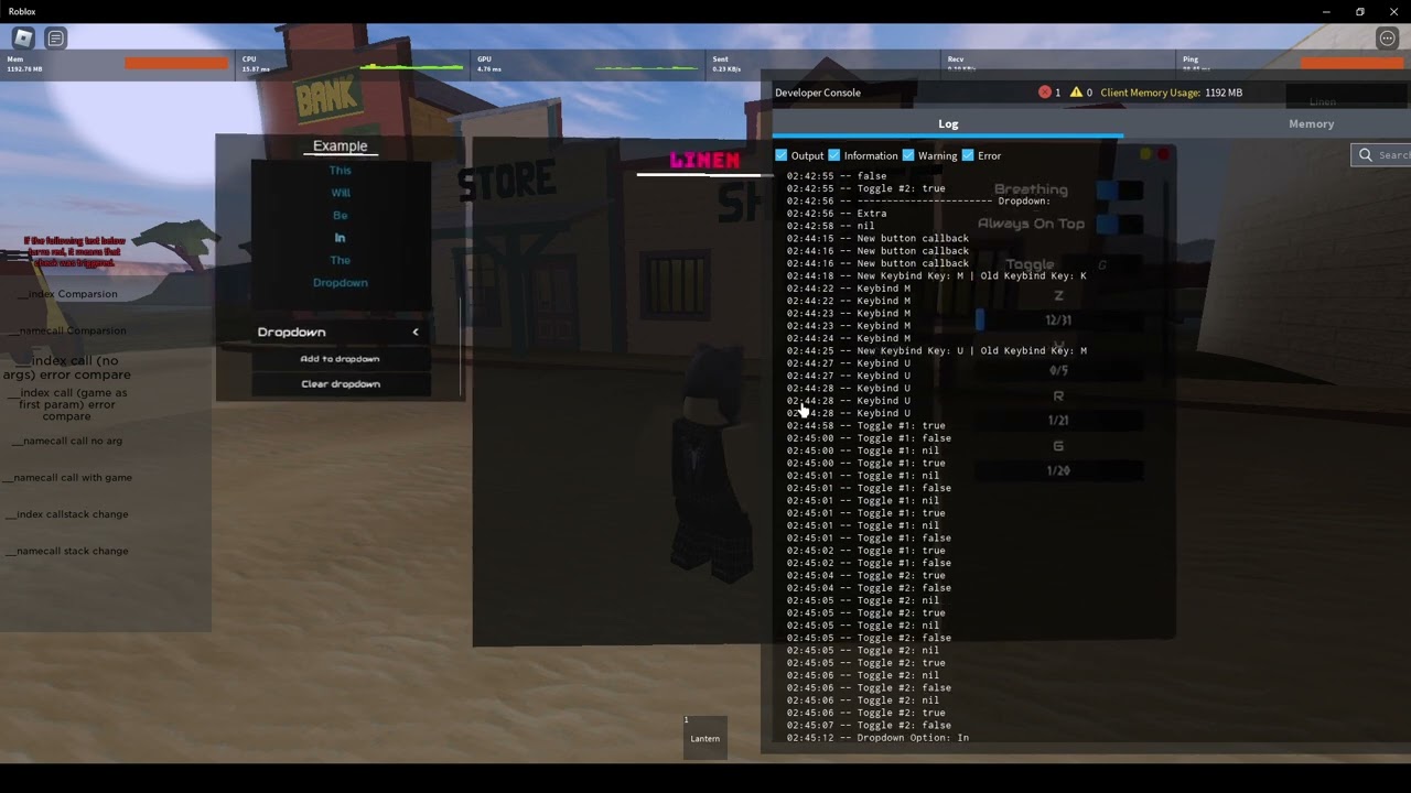 3 LinUI 3D UI LIBRARY ROBLOX RELEASED YouTube 