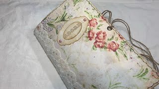 Shabby Grungy vintage journal