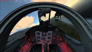 DCS World Beta 1.5.0 - L-39C Albatross Morning Test Flight - Max Settings