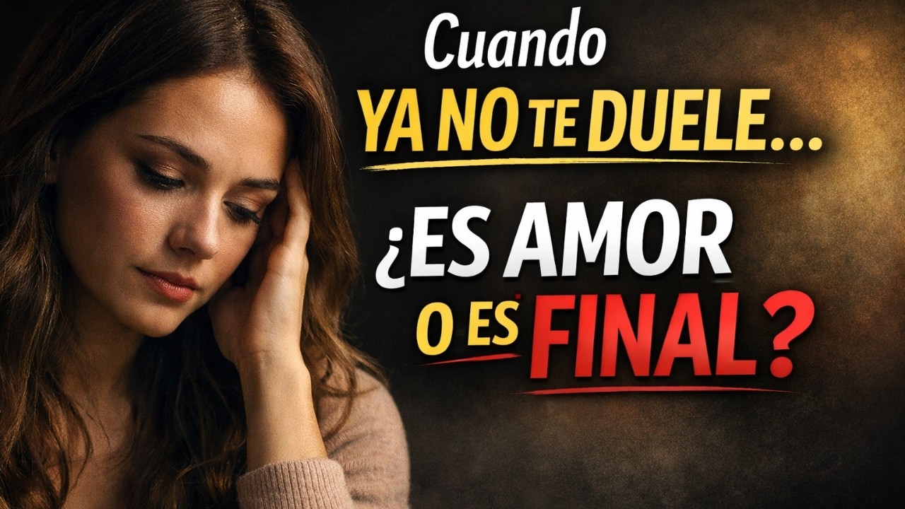 “No es que ya no te ame… es que ya no me duele”