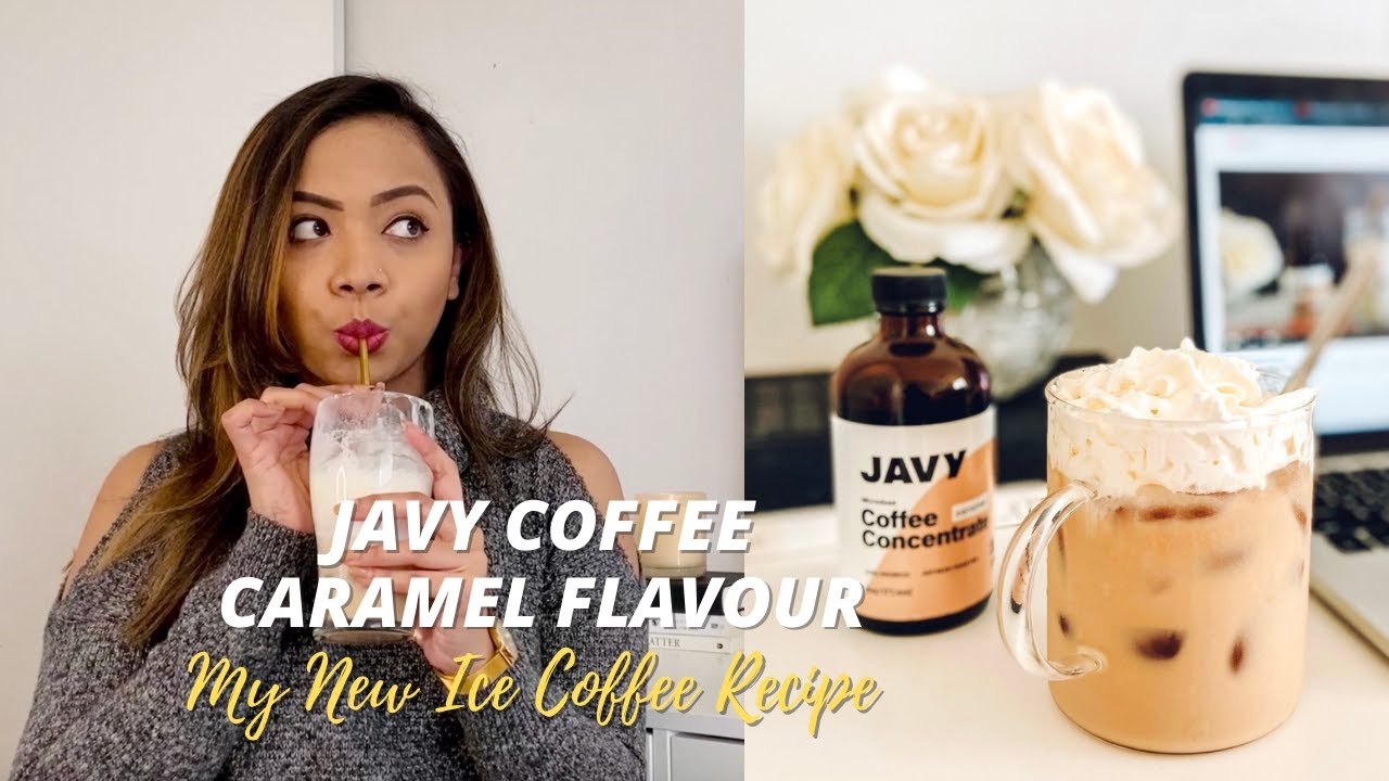 Caramel Ice Coffee My Goto Ice Coffee Recipe Javy Coffee YouTube