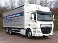 2015 15 DAF CF 440 Space Cab Euro 6 6x2 Rear Lift Drawbar Curtainsider SV15NME