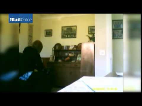 Carer caught on camera stealing from elderly widow's purse - YouTube
